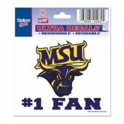 Minnesota State University Mankato Mavericks #1 Fan - 3x4 Ultra Decal