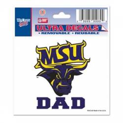 Minnesota State University Mankato Mavericks Dad - 3x4 Ultra Decal