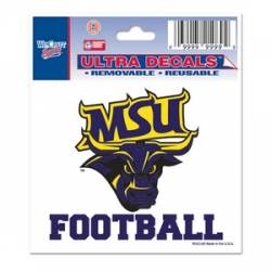 Minnesota State University Mankato Mavericks Football - 3x4 Ultra Decal