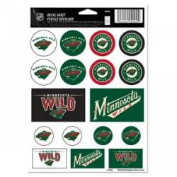Minnesota Wild - 5x7 Sticker Sheet