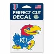 University Of Kansas Jayhawks - 4x4 Die Cut Decal