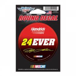 Jeff Gordon 24EVER - 3x3 Round Vinyl Sticker