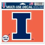 University Of Illinois Fighting Illini - 4.5x5.75 Die Cut Ultra Decal