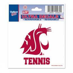 Washington State University Cougars Tennis - 3x4 Ultra Decal