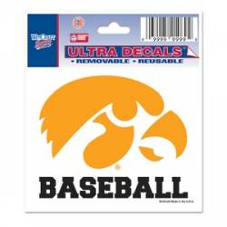 University Of Iowa Hawkeyes Baseball - 3x4 Ultra Decal