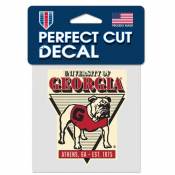 University Of Georgia Bulldogs Athens, GA EST 1875 - 4x4 Die Cut Decal