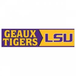 Louisiana State University LSU Tigers - 3x12 Bumper Sticker Strip