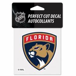 Florida Panthers Shield Logo - 4x4 Die Cut Decal