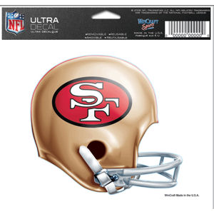 49ers helmet decals products for sale