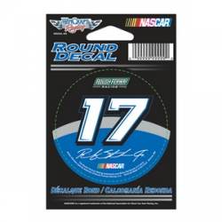 Ricky Stenhouse Jr #17 - 3x3 Round Vinyl Sticker