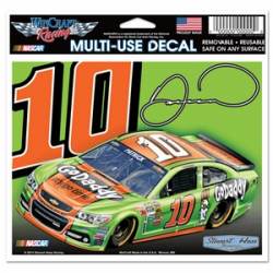 Danica Patrick #10 Go Daddy - 5x6 Ultra Decal