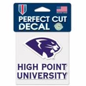 High Point University Panthers - 4x4 Die Cut Decal