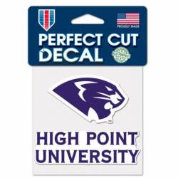 High Point University Panthers - 4x4 Die Cut Decal