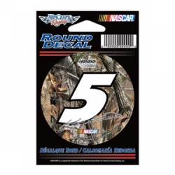 Kasey Kahne #5 Camouflage - 3x3 Round Vinyl Sticker