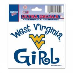 West Virginia University Mountaineers Girl - 3x4 Ultra Decal