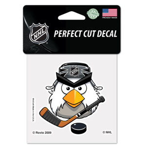 NHL Hockey Bird Rovio - 4x4 Die Cut Decal at Sticker Shoppe