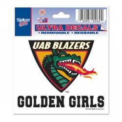 University Of Alabama At Birmingham Blazers Golden Girls - 3x4 Ultra Decal