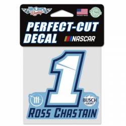 Ross Chastain #1 Busch Light - 4x4 Die Cut Decal