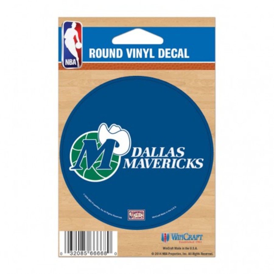 Dallas Mavericks Retro - 3x3 Round Vinyl Sticker at ...