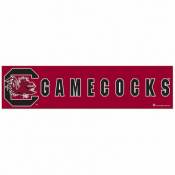 University Of South Carolina Gamecocks - 3x12 Bumper Sticker Strip