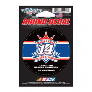 Tony Stewart #14 Always A Racer Forever A Champion - 3x3 Round Vinyl ...