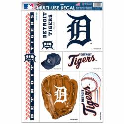 Detroit Tigers White Logo - Set of 7 Ultra Decals