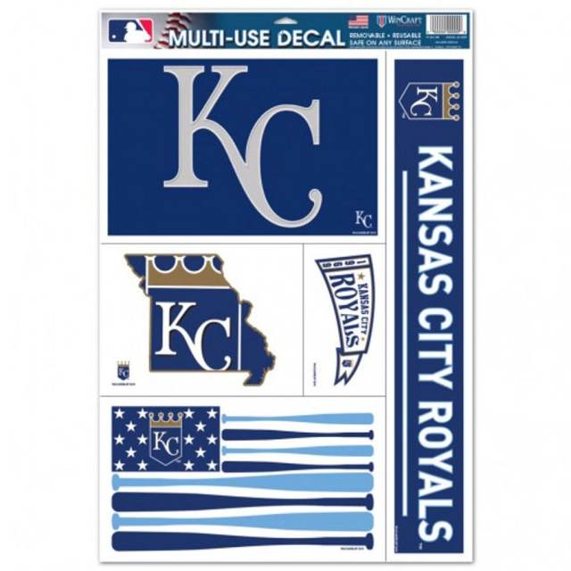 Kansas City Royals Decals. ASSORTED Color Size & Style 