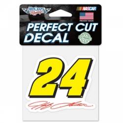 Jeff Gordon #24 - 4x4 Die Cut Decal