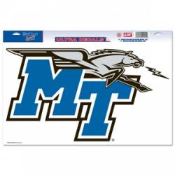 Middle Tennessee State University Blue Raiders - 11x17 Ultra Decal