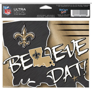 6.25” NFL New Orleans Saints 3D Decal Sticker