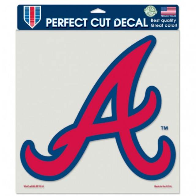 Atlanta Braves - 8x8 Full Color Die Cut Decal at Sticker Shoppe