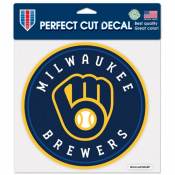 Milwaukee Brewers 2020 Round Logo - 8x8 Full Color Die Cut Decal