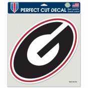 University Of Georgia Bulldogs Logo - 8x8 Full Color Die Cut Decal