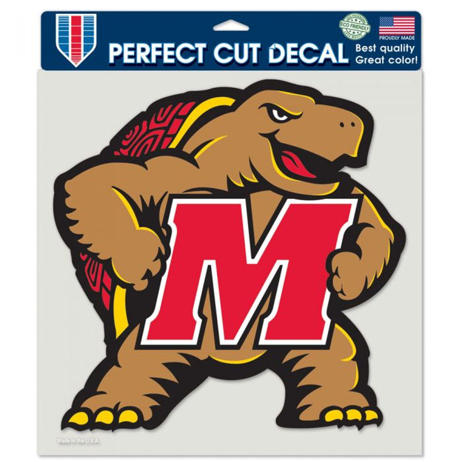 University Of Maryland Terrapins - 8x8 Full Color Die Cut Decal at ...