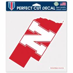 University Of Nebraska Cornhuskers - 8x8 Full Color Die Cut Decal