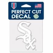 Chicago White Sox Logo - 4x4 White Die Cut Decal