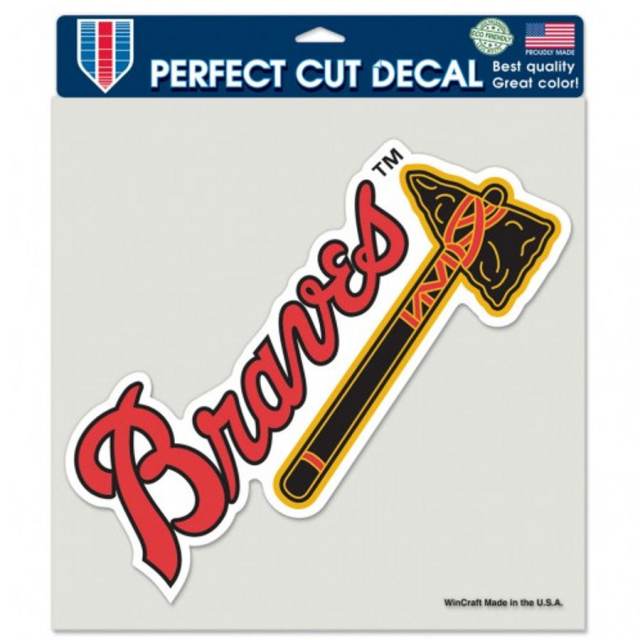 Atlanta Braves retro vinyl sticker