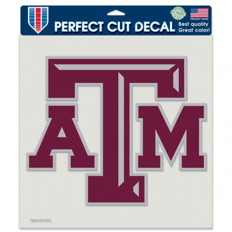 Texas A&M University Aggies - 8x8 Full Color Die Cut Decal at Sticker ...