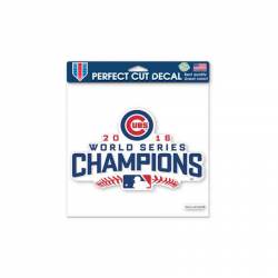 Chicago Cubs 2016 World Series Champions - 8x8 Full Color Die Cut Decal