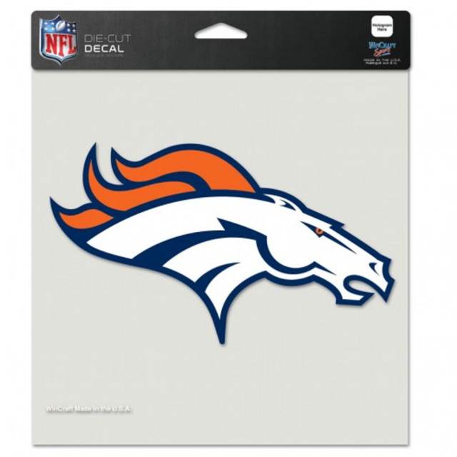 Denver Broncos Die Cut 3D Decal