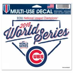 Chicago Cubs 2016 World Series - 5x6 Ultra Decal