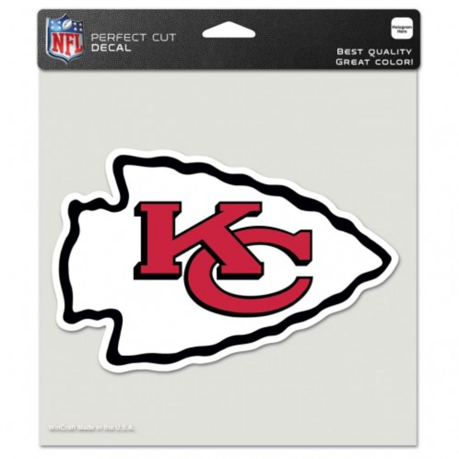 Kansas City Chiefs - 8x8 Full Color Die Cut Decal at Sticker Shoppe