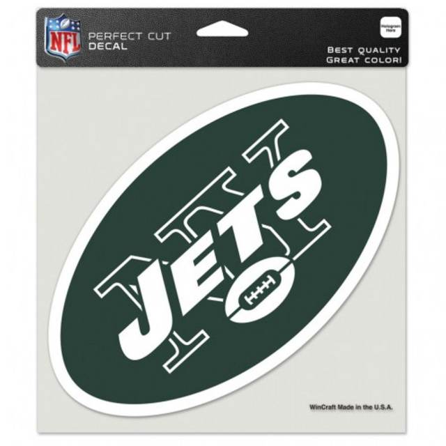 New York Jets Retro Logo - 8x8 Full Color Die Cut Decal at Sticker Shoppe