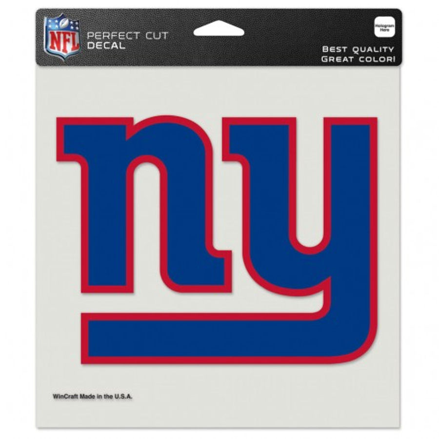 New York Giants - 8x8 Full Color Die Cut Decal at Sticker Shoppe