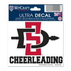 San Diego State University Aztecs Cheerleading - 3x4 Ultra Decal