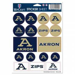 University Of Akron Zips 2022 Logo - 5x7 Sticker Sheet