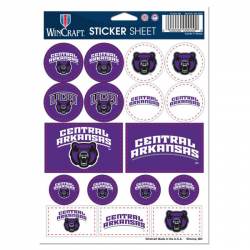 University Of Central Arkansas Bears - 5x7 Sticker Sheet