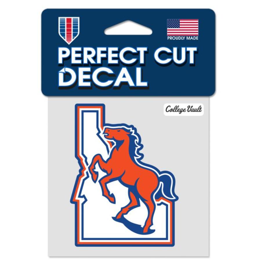 Boise State University Broncos Retro Logo - 4x4 Die Cut Decal at ...