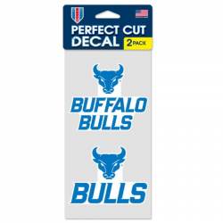 University At Buffalo Bulls - Set of Two 4x4 Die Cut Decals