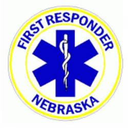 Nebraska First Responder - Sticker